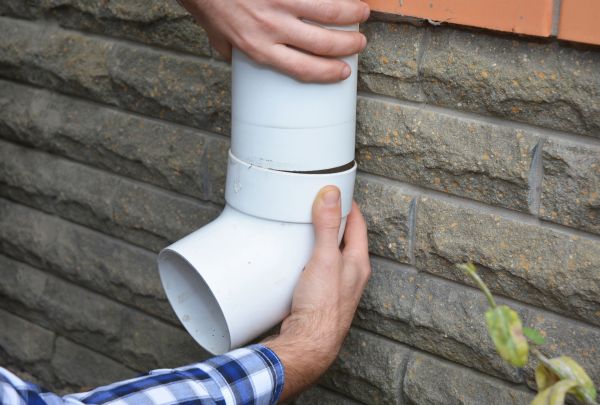 Drainage Downspout Repair in Barrington
