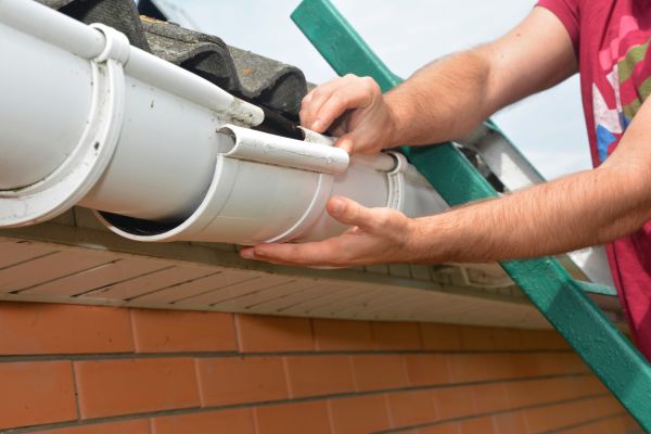 Large Gutter Repair in Barrington