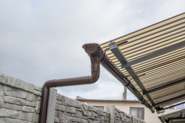 Plastic Downspout Installation in Barrington
